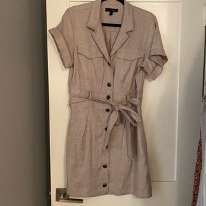 Tan Utility Dress